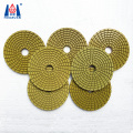 Hot sale 4 inch wet type diamond polishing pad for angle grinder